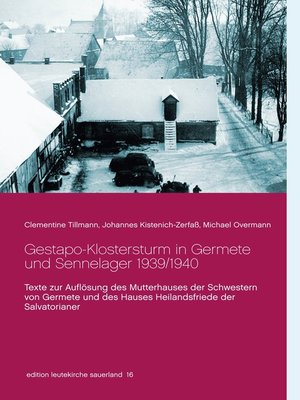 cover image of Gestapo-Klostersturm in Germete und Sennelager 1939/1940